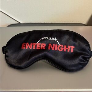 Metallica "Enter Night" Black Satin Sleep Mask
